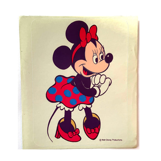 HALLMARK: Large Vintage Minnie Mouse Stickers