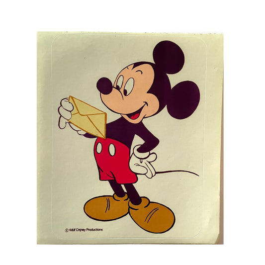 HALLMARK: Large Vintage Mickey Mouse Stickers