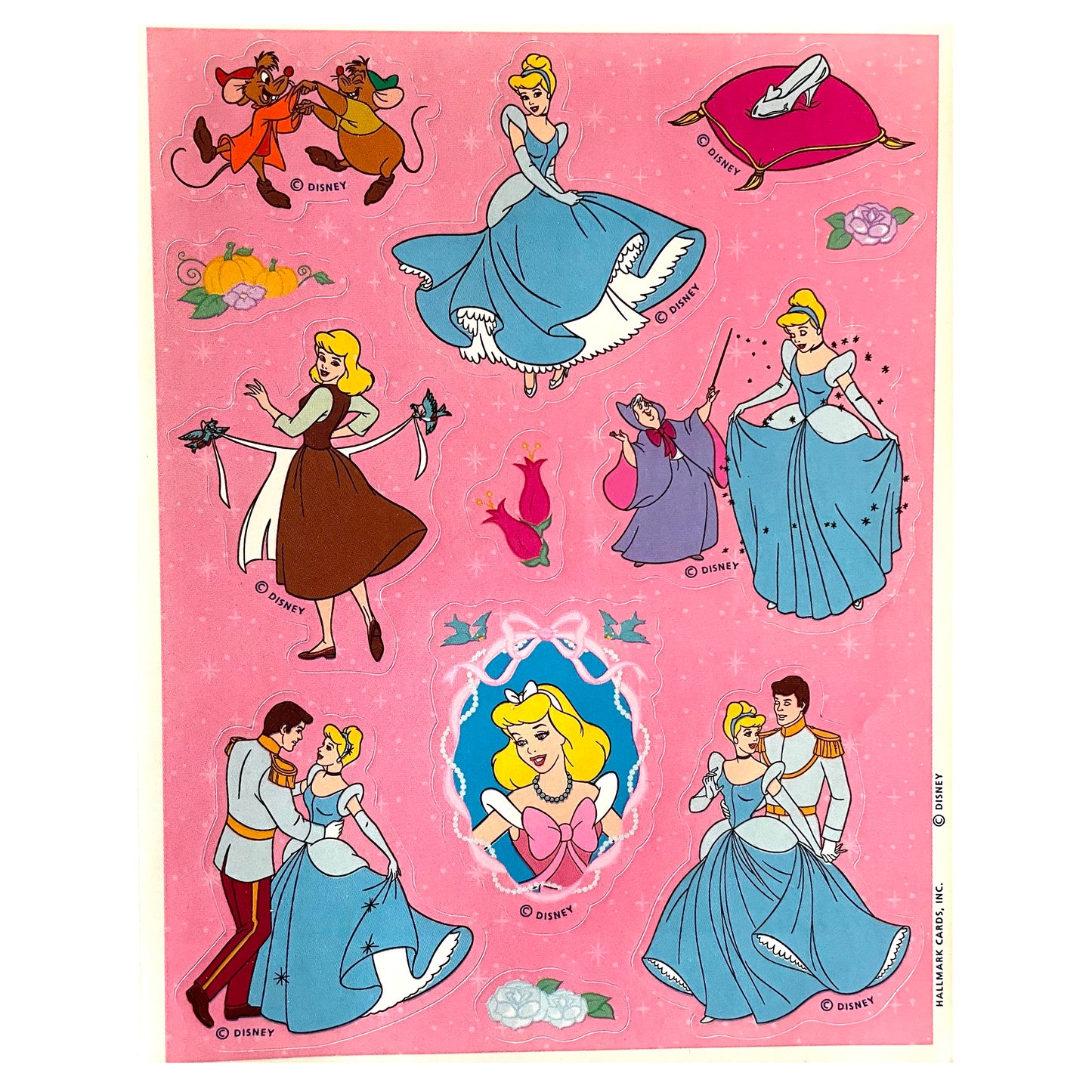 HALLMARK: Cinderella Stickers
