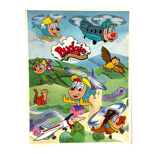 HALLMARK: Budgie the Helicopter Stickers