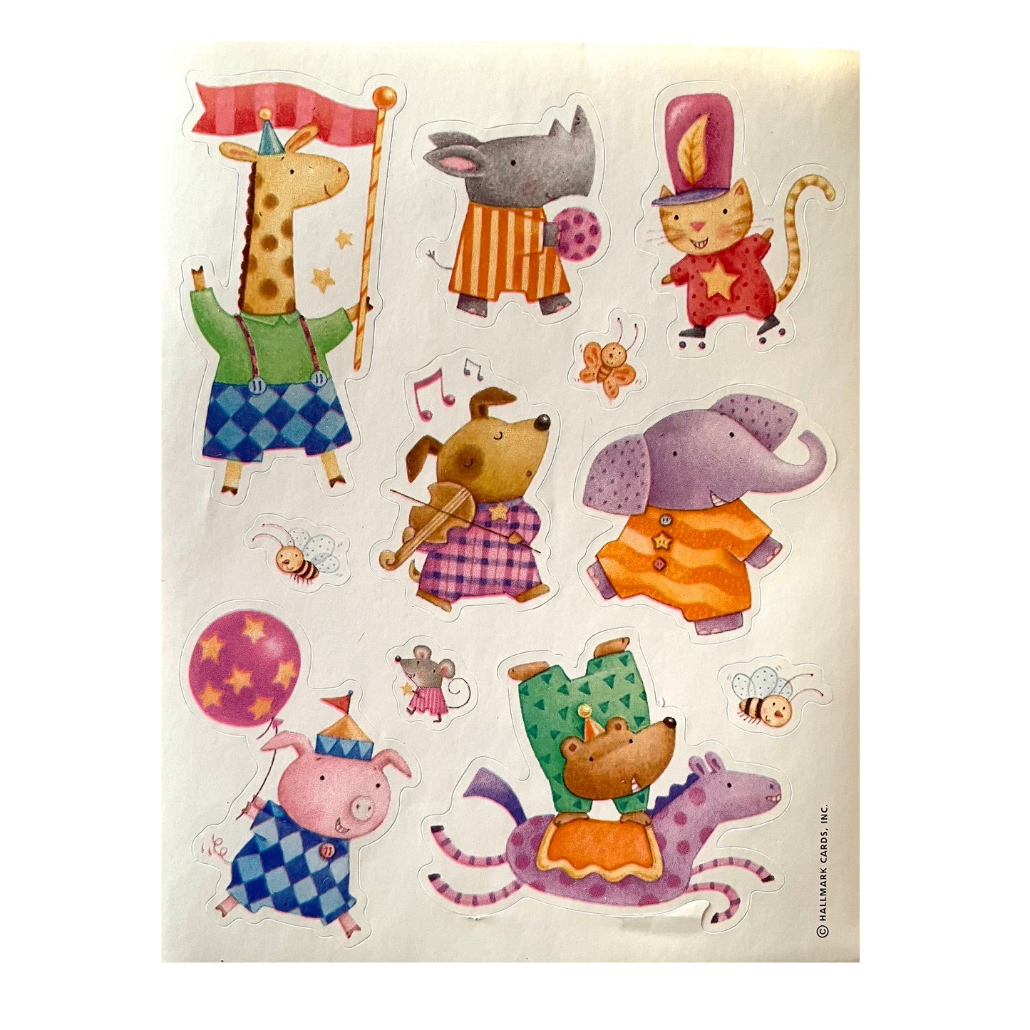 HALLMARK: Whimsical Circus Animal Stickers
