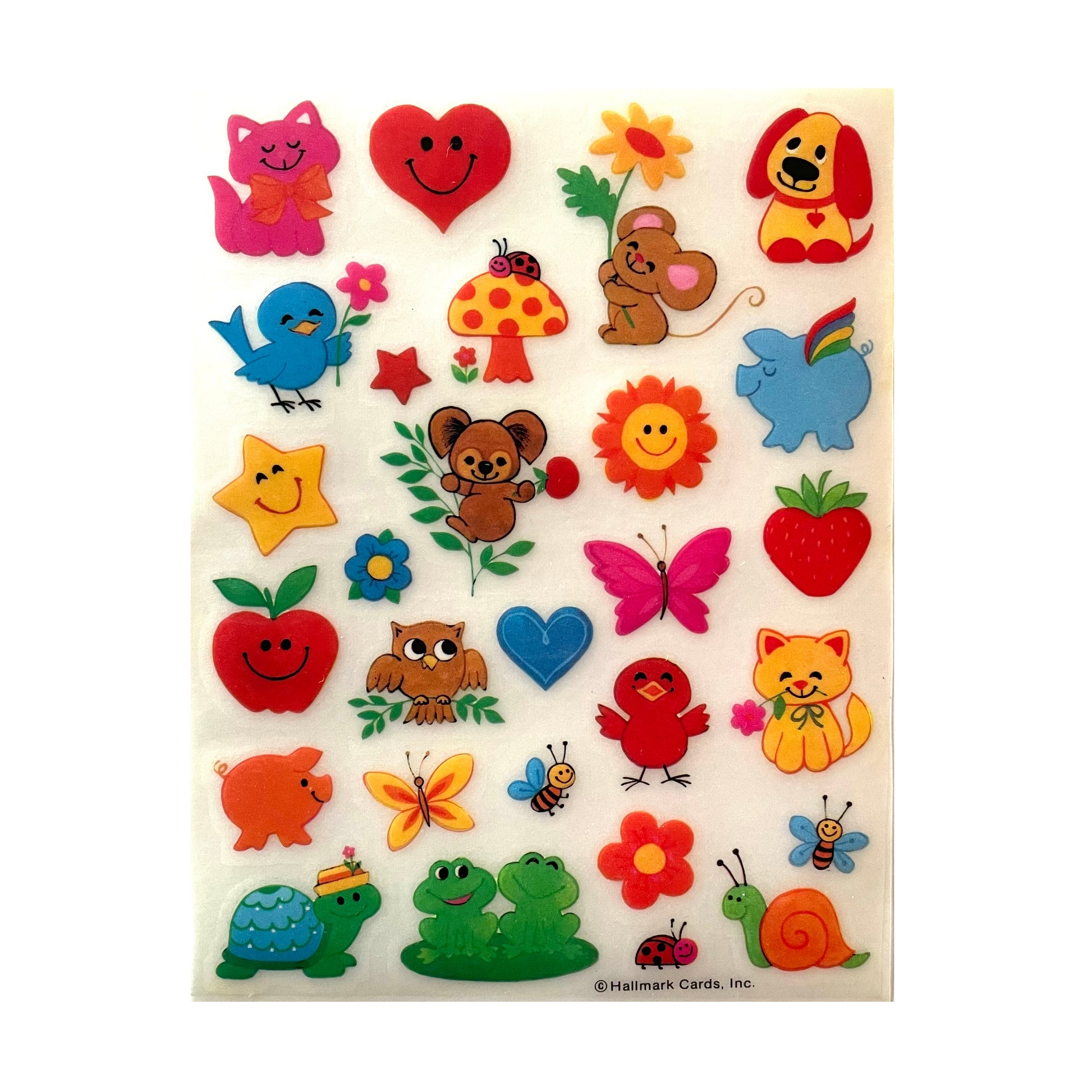 HALLMARK: Rub Off Whimsical Animal Stickers – Sticker Stash Outlet