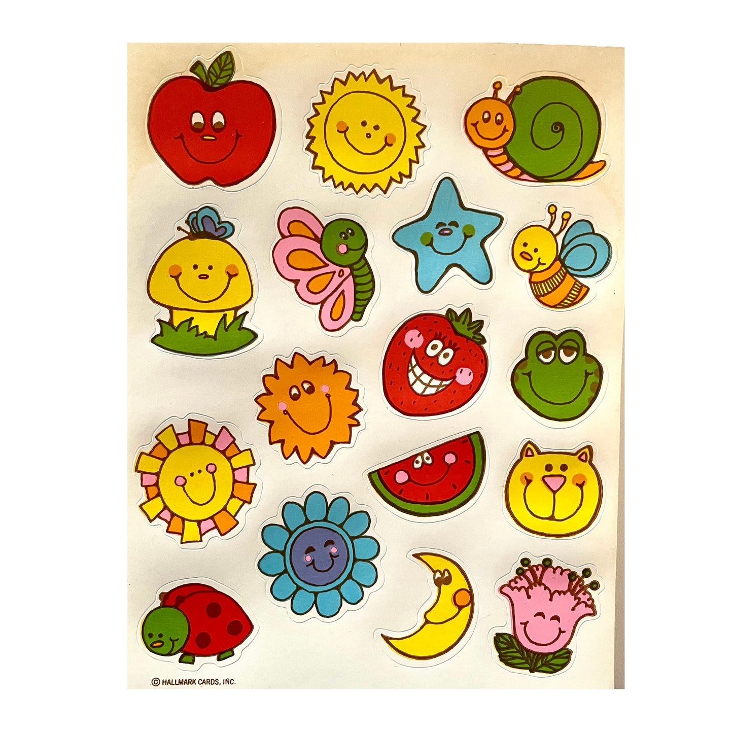 HALLMARK: Happy Fruits, Flowers and Sun Stickers