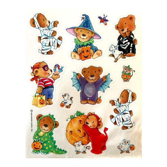 HALLMARK: Halloween Bears Stickers