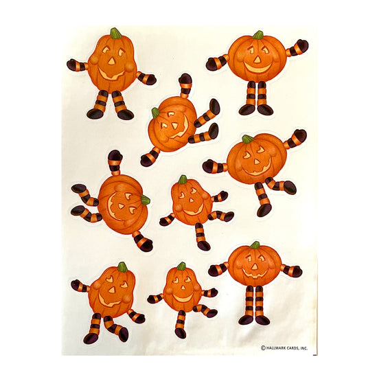 HALLMARK: Dancing Pumpkin Stickers