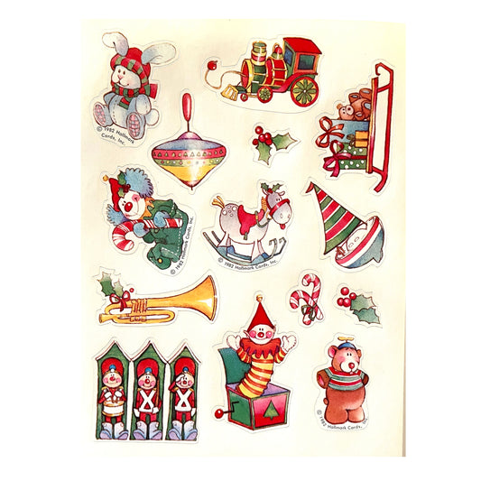HALLMARK: Christmas Toys Stickers