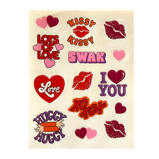 HALLMARK: Valentine's Day 80's Sayings Stickers