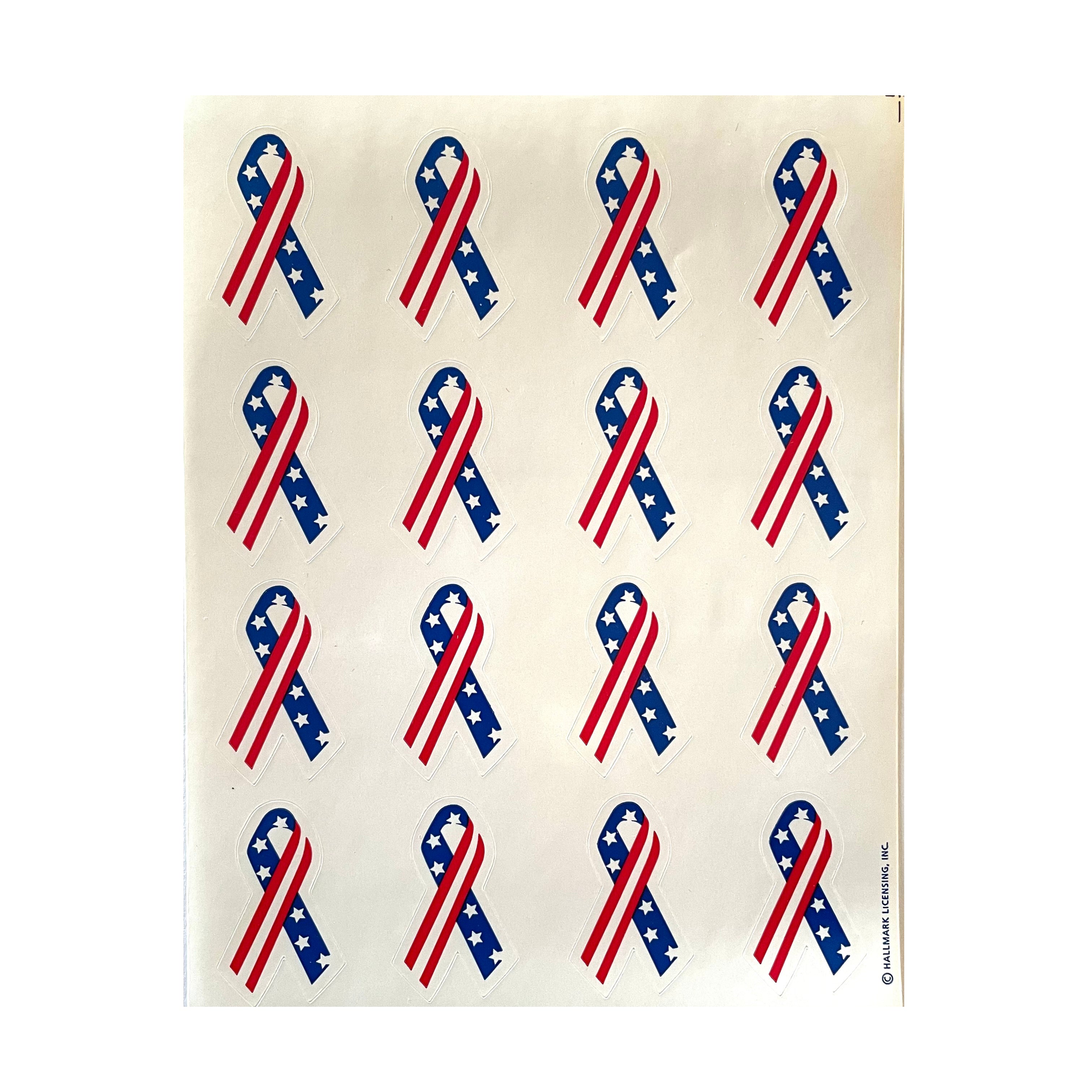 1017 Sticker HALLMARK: US Ribbons Stickers – Sticker Stash Outlet