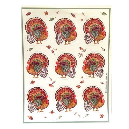 HALLMARK: Thanksgiving Turkey Stickers