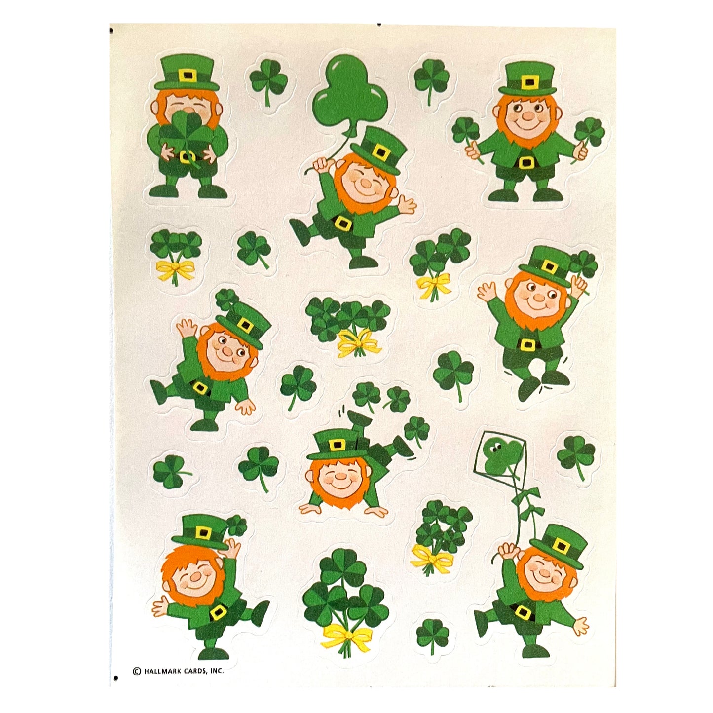HALLMARK: St. Patrick's Day Dancing Leprechauns Stickers
