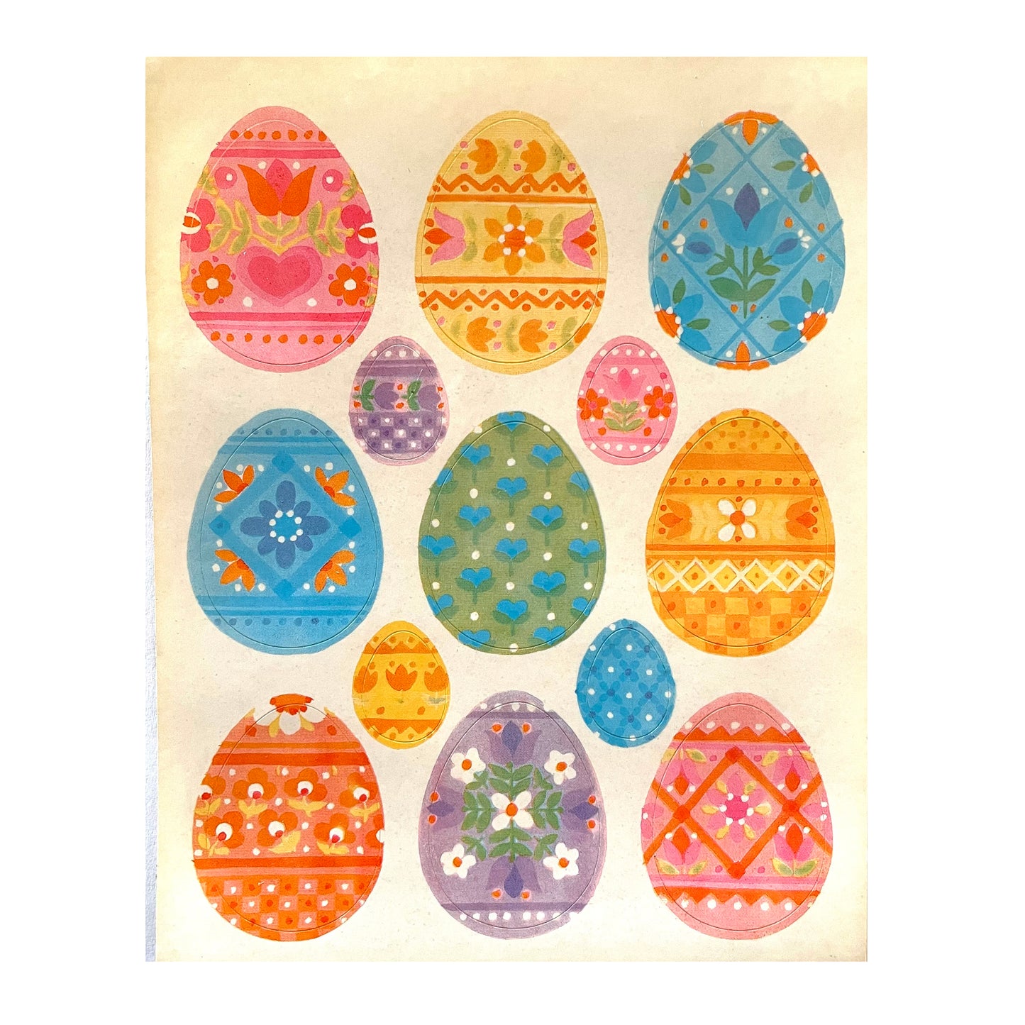HALLMARK: Easter Egg  Stickers