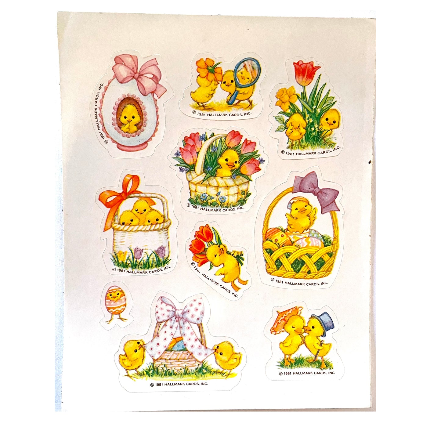 HALLMARK: Easter Chicks Stickers