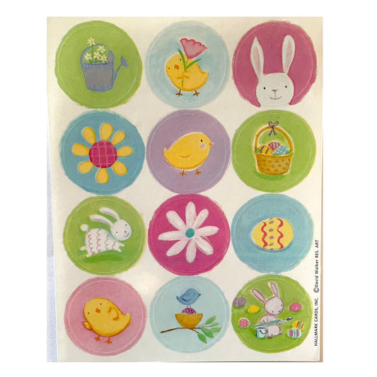 HALLMARK: Easter Circle Stickers