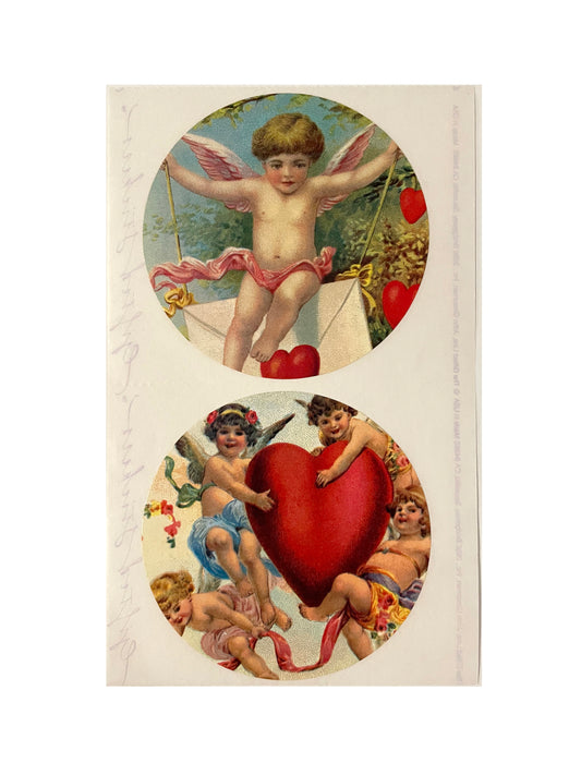 GIFTED LINE: Circle Valentine Cupid Stickers