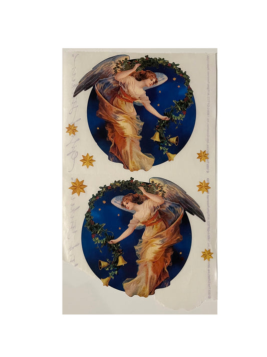 GIFTED LINE: Circle Angels with Stars Stickers