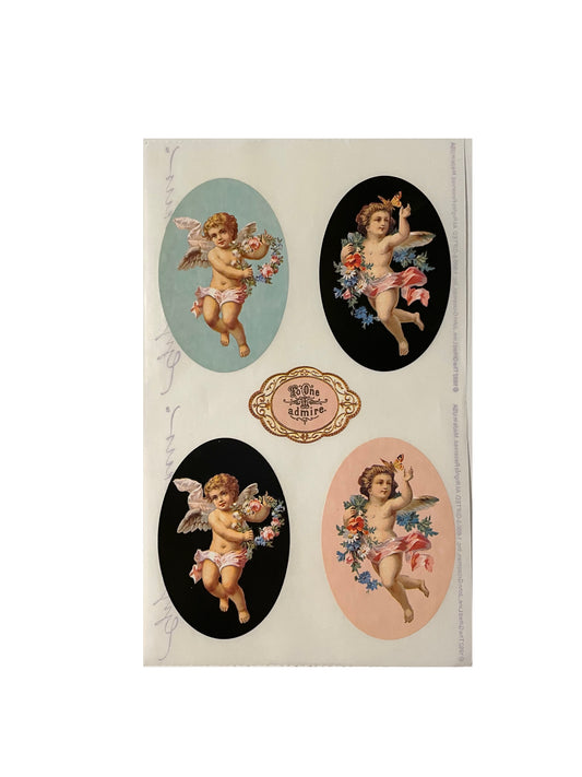 GIFTED LINE: Oval Angel Stickers