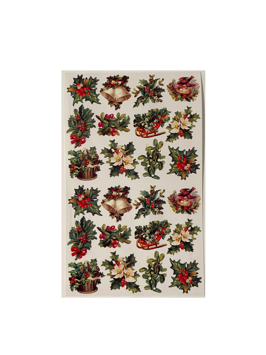 GIFTED LINE: Christmas Holly Bunches Stickers