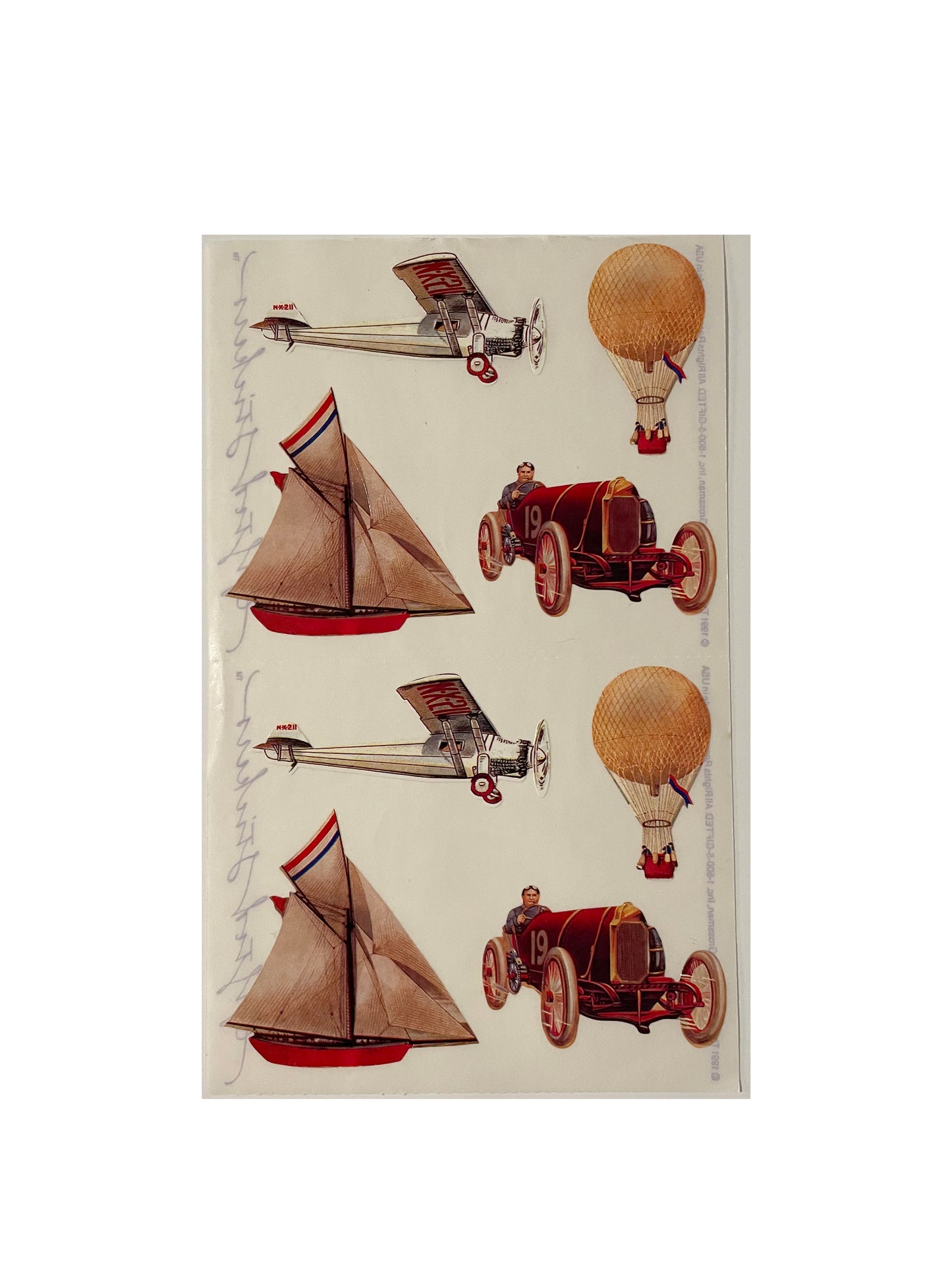 GIFTED LINE: Vintage Transportation Stickers
