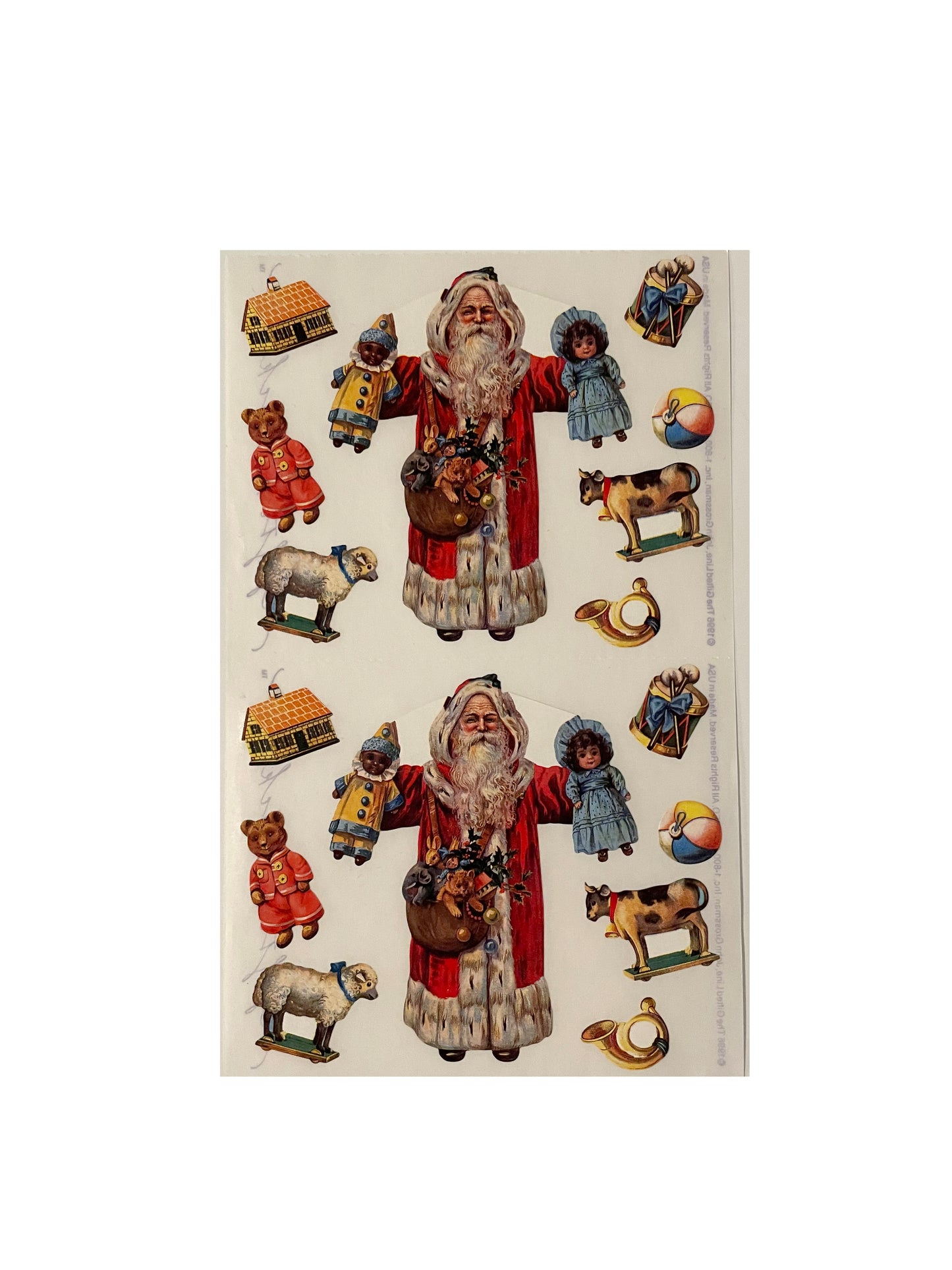 GIFTED LINE: Santa and Toys Stickers
