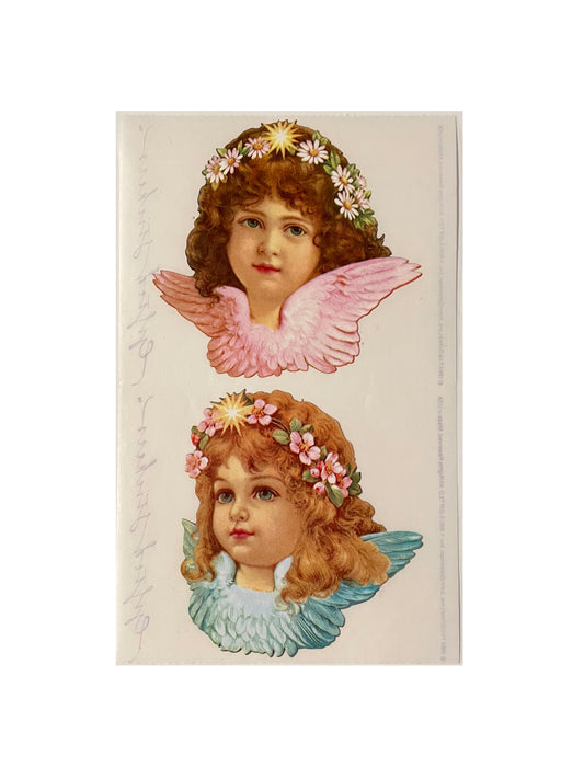 GIFTED LINE: Pair of Cherub Angels Stickers