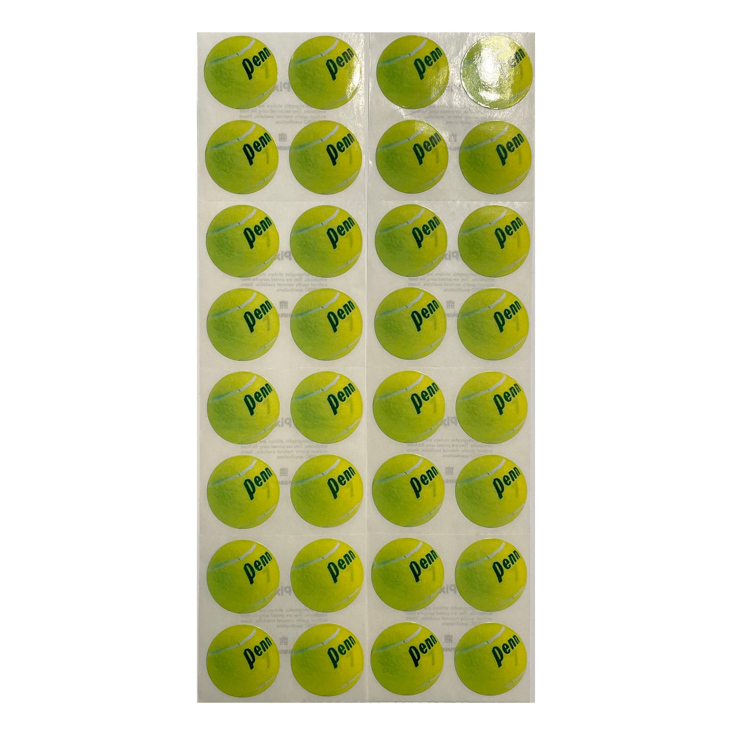 Paper House: Photoreal Tennis Ball stickers