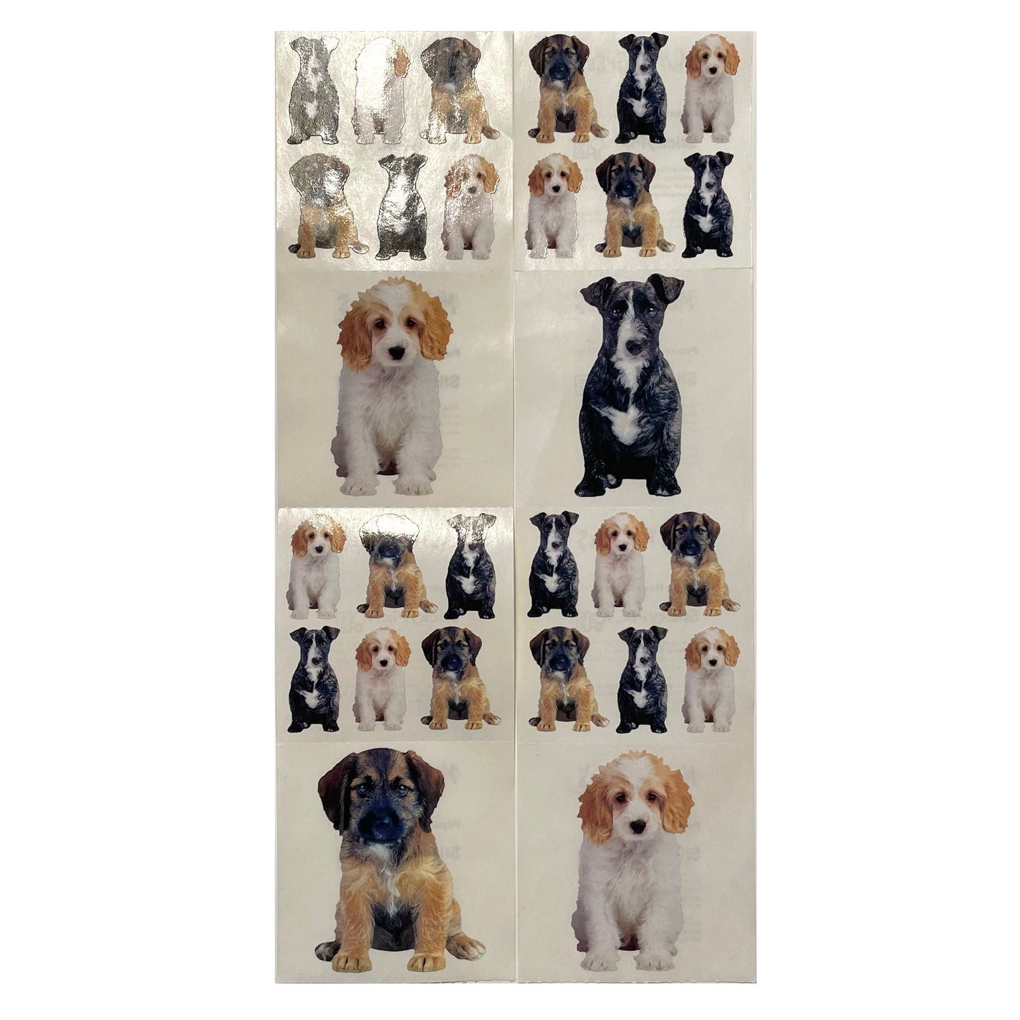 Paper House: Photoreal Puppy Dog Stickers - 8 pcs