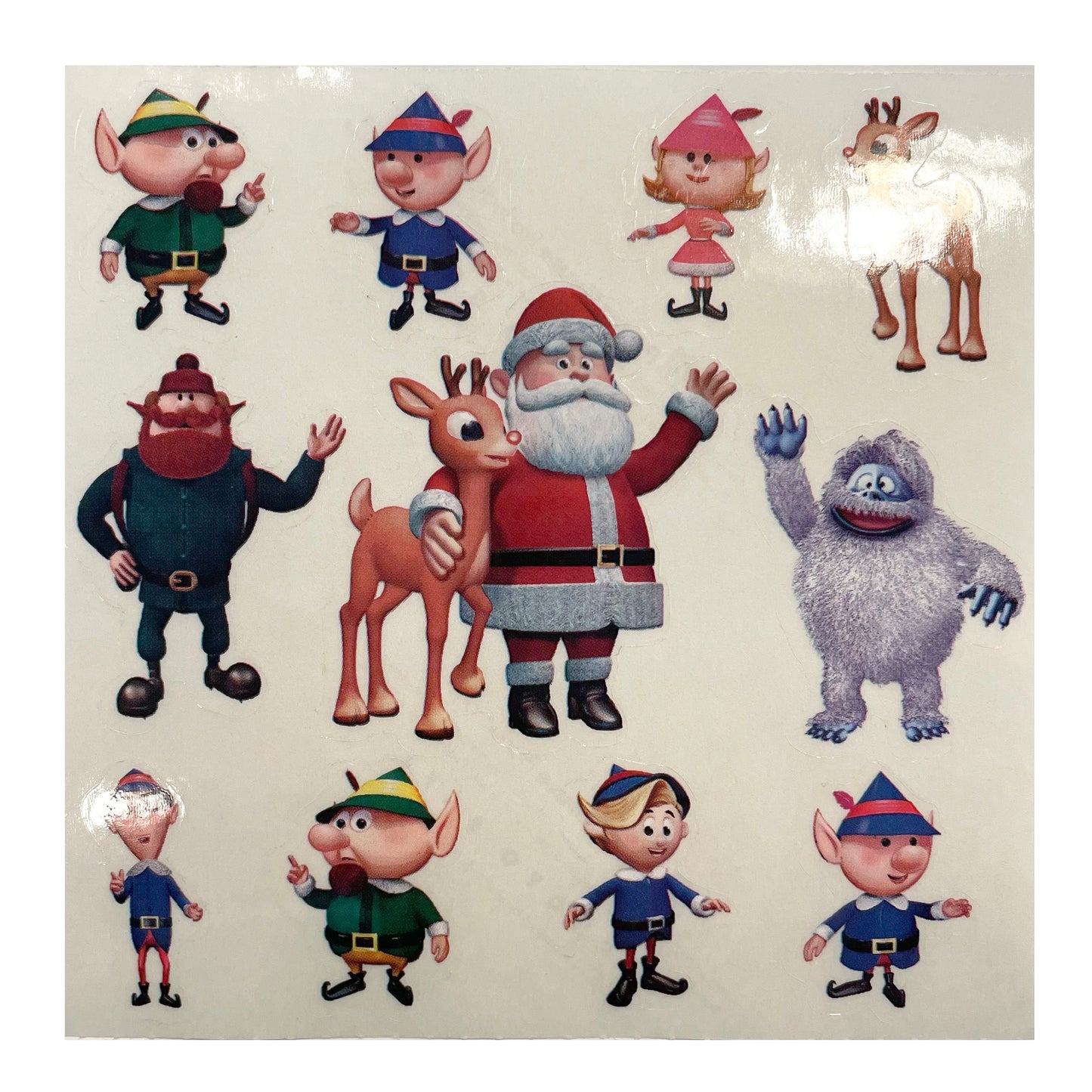 Paper House: 4" Santa Clause is coming to Town stickers
