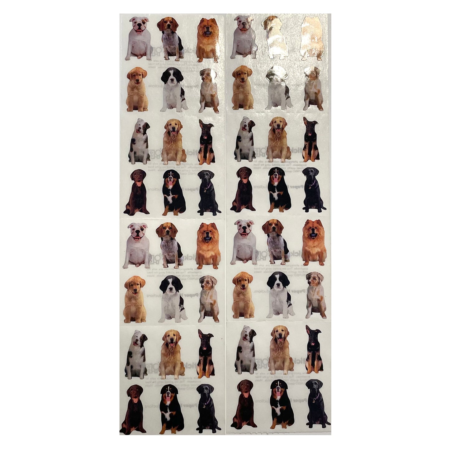 DEALS: 20 Sheets of Mini Dog Stickers