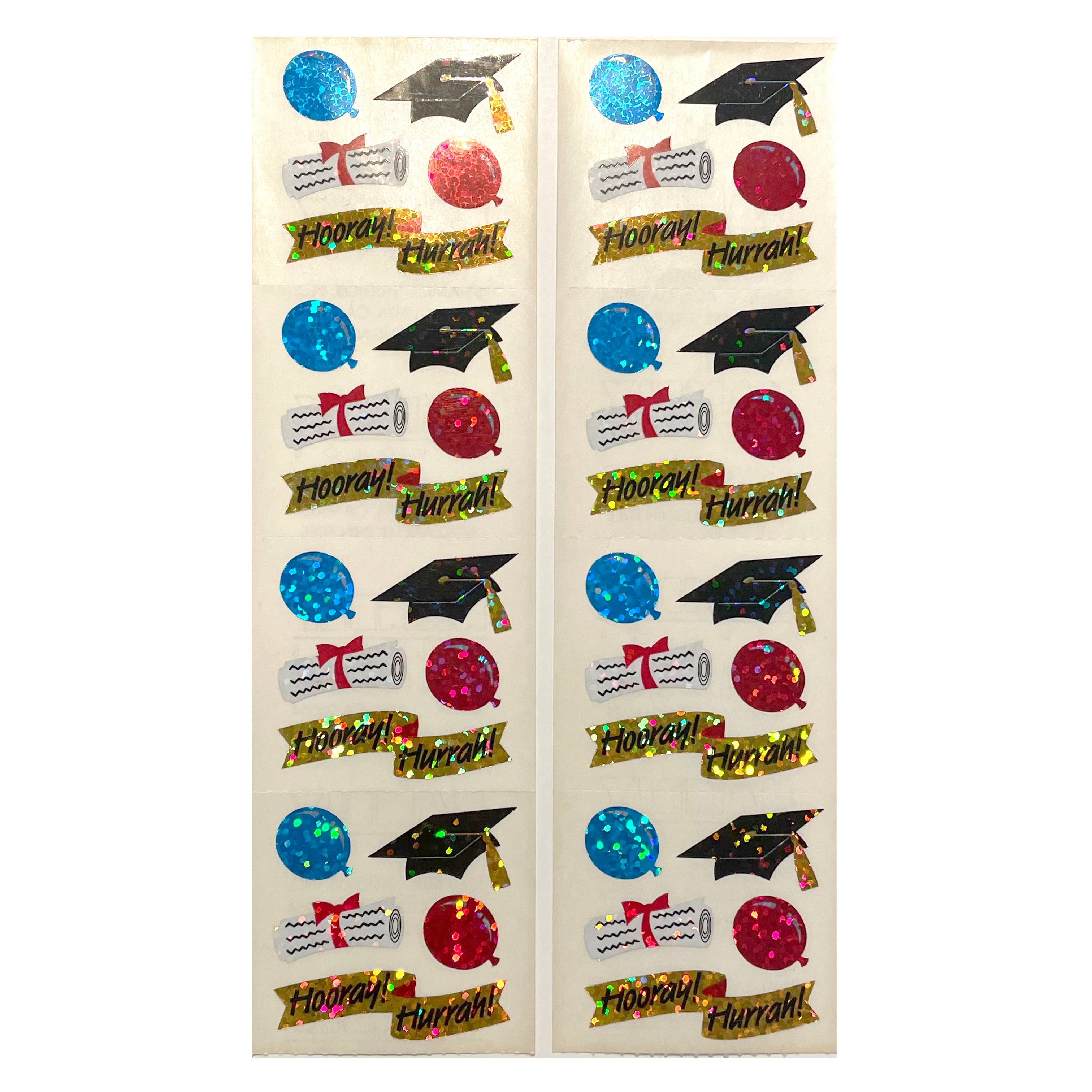 HAMBLY: Graduation glitter stickers – Sticker Stash Outlet
