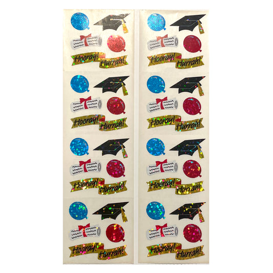 HAMBLY: Graduation glitter stickers