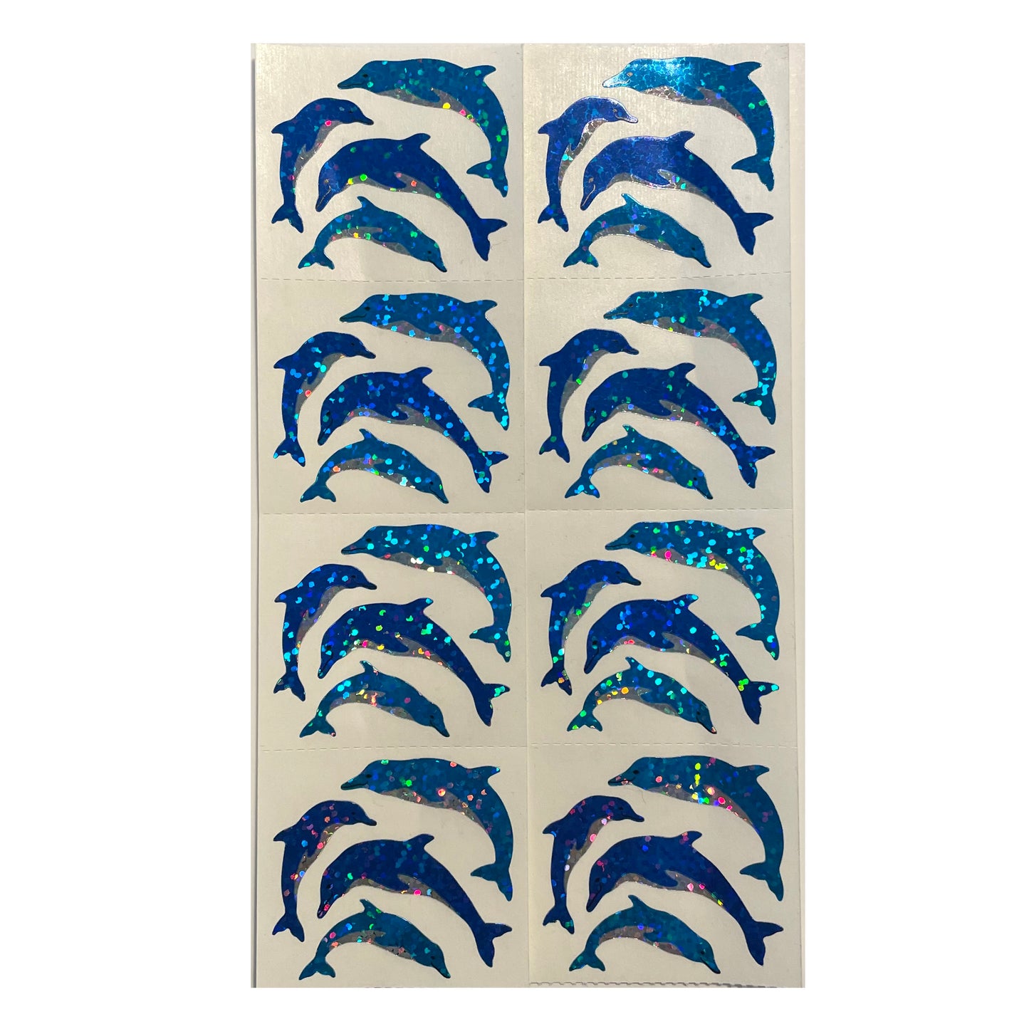 HAMBLY: Micro dolphin glitter stickers
