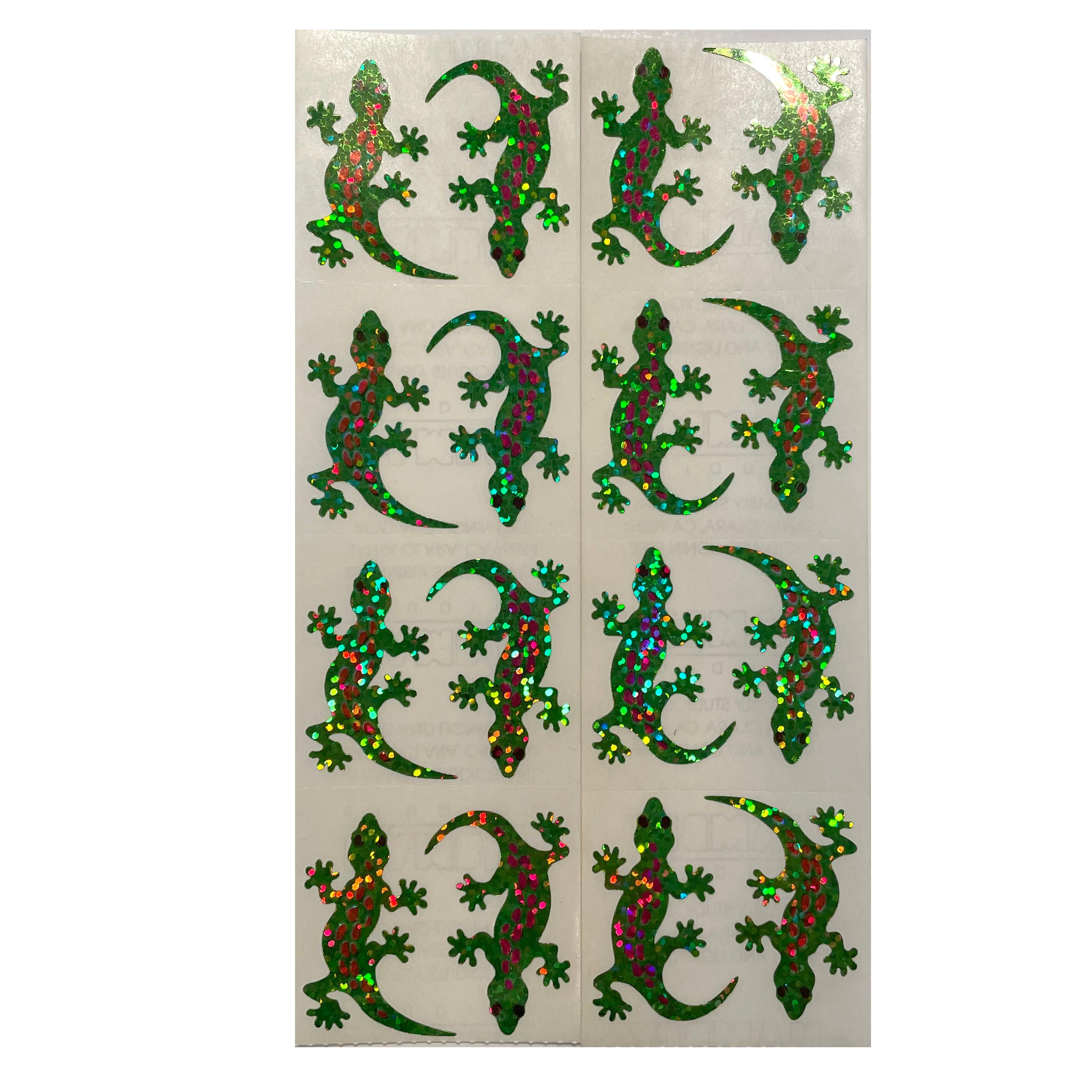 Lizard Sticker HAMBLY: Lizard glitter stickers – Sticker Stash Outlet