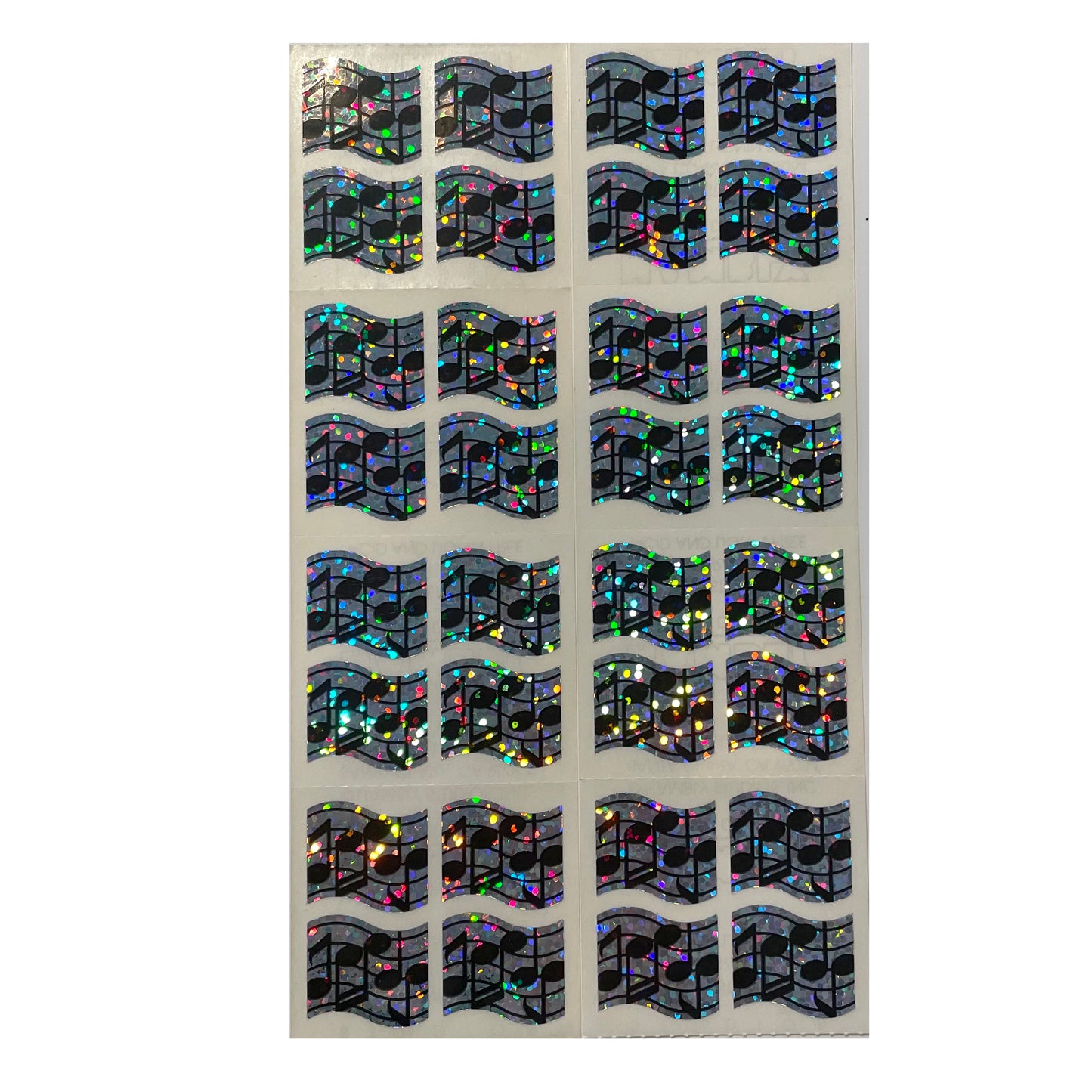 HAMBLY: Music Notes glitter stickers