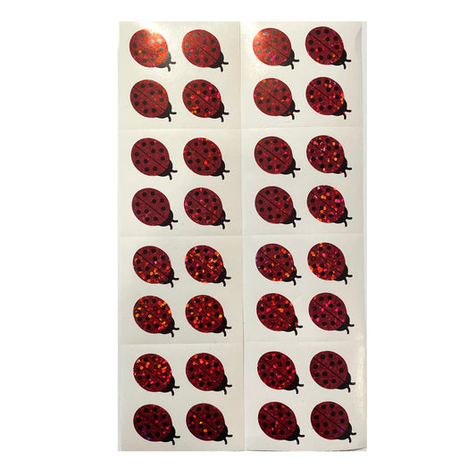 HAMBLY: Ladybug glitter stickers