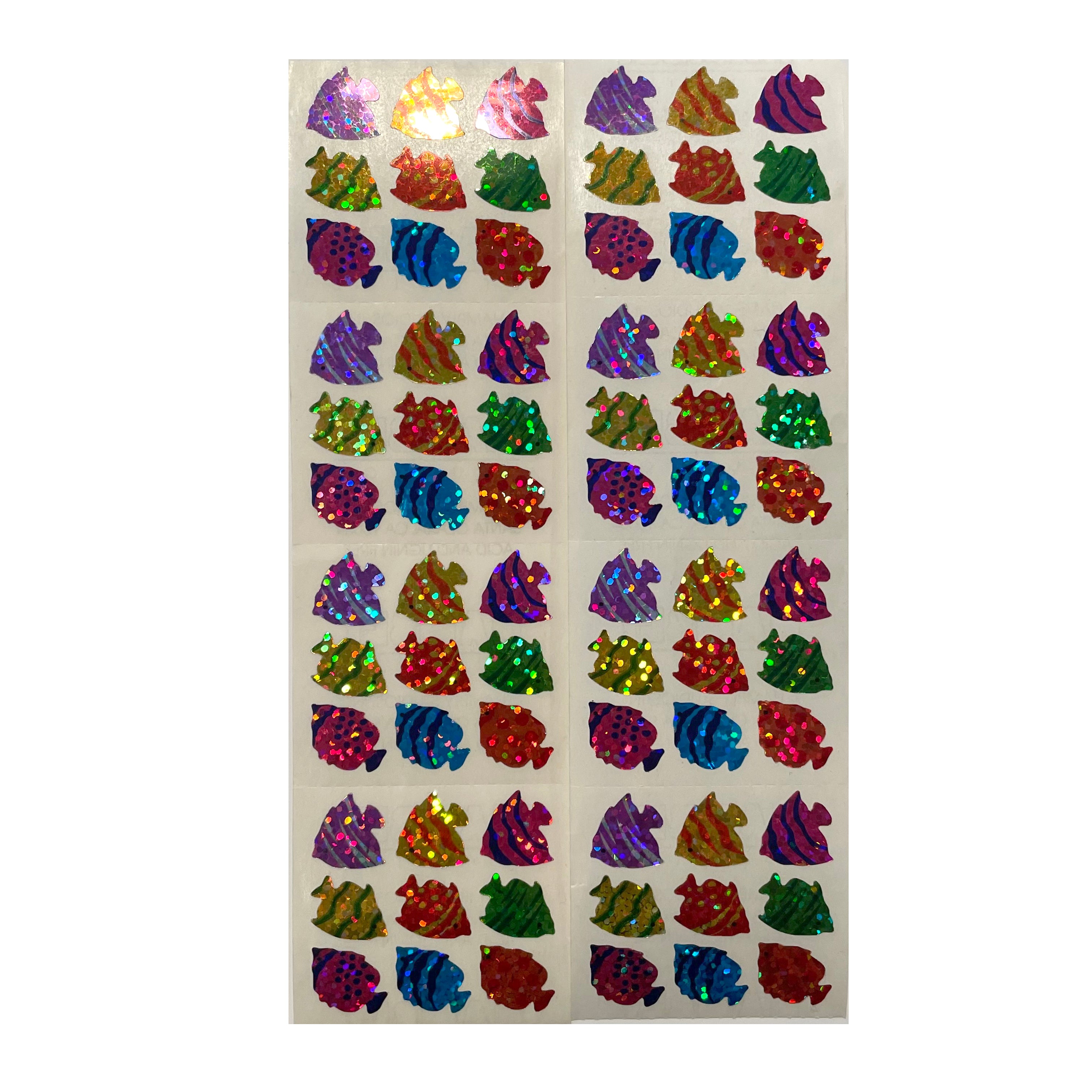 HAMBLY: Micro Angel Fish glitter stickers – Sticker Stash Outlet
