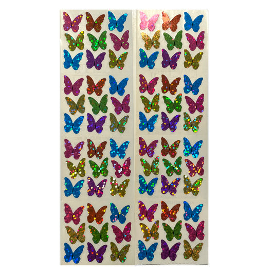 HAMBLY: Micro Bright Butterfly glitter stickers