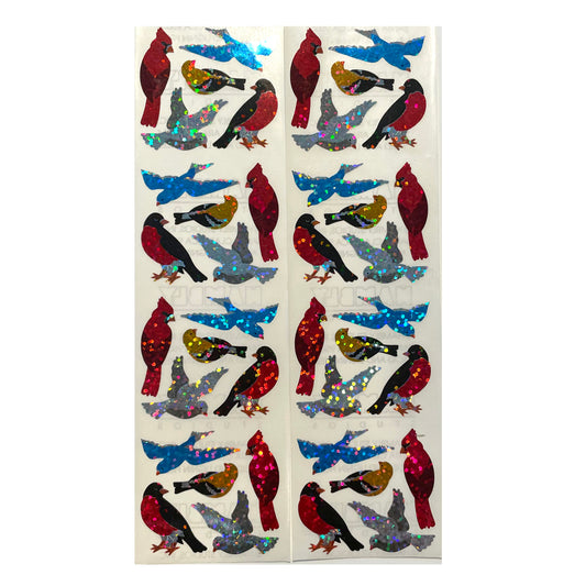 HAMBLY: Five Songbirds glitter stickers