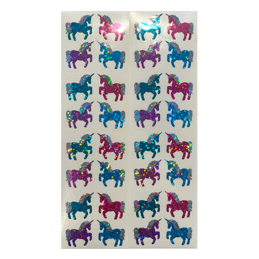 HAMBLY: Micro Unicorn glitter stickers