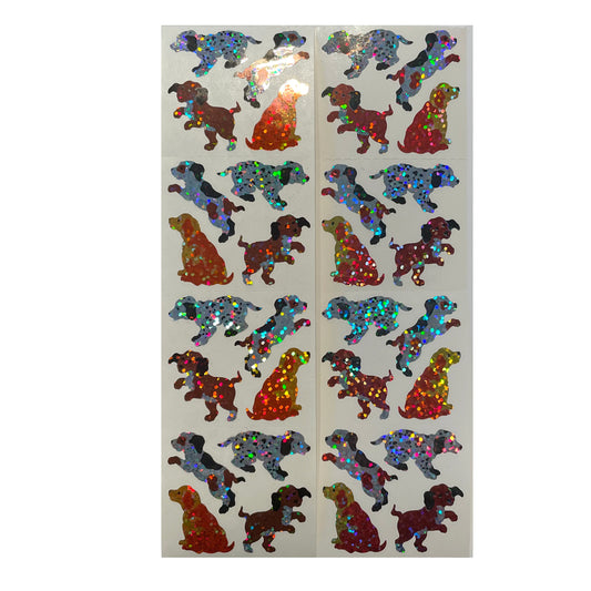 HAMBLY: Dogs glitter stickers