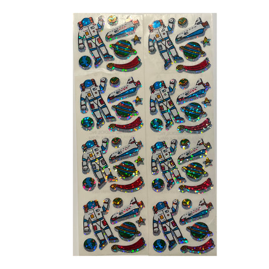 HAMBLY: Astronaut glitter stickers
