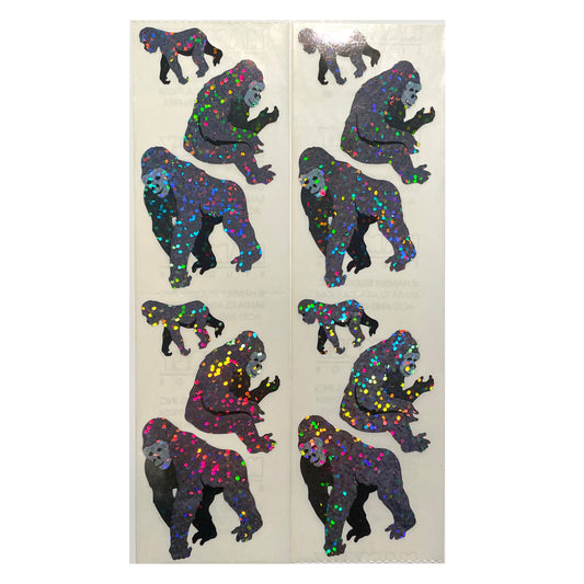 HAMBLY: Gorilla glitter stickers