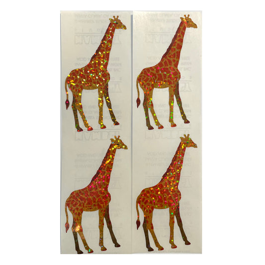 HAMBLY: Jumbo Giraffe glitter stickers