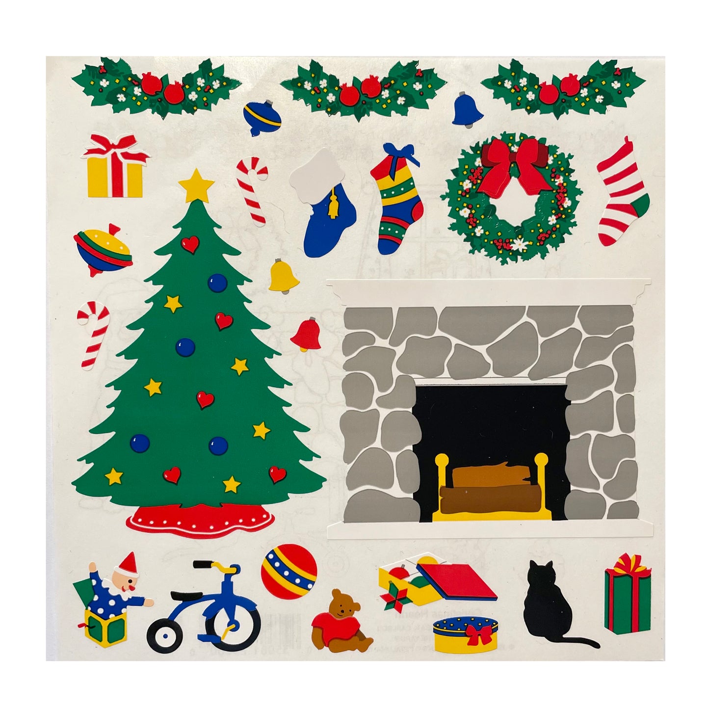 Mrs. Grossman's: U build it Christmas Hearth Stickers