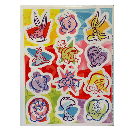 Hallmark: Bugs Bunny and Friends Neon Stamp Stickers