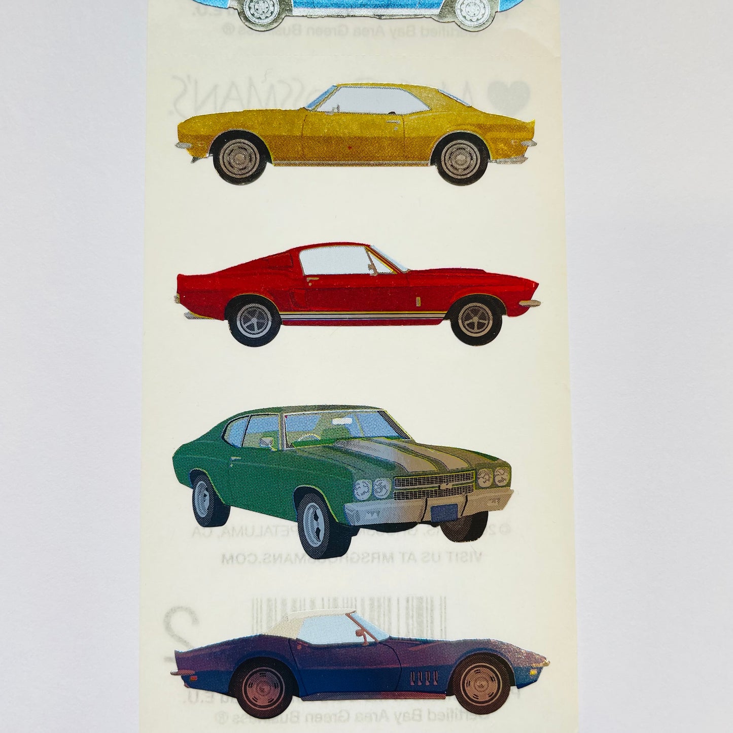 Mrs. Grossman's Classic Cars Sticker