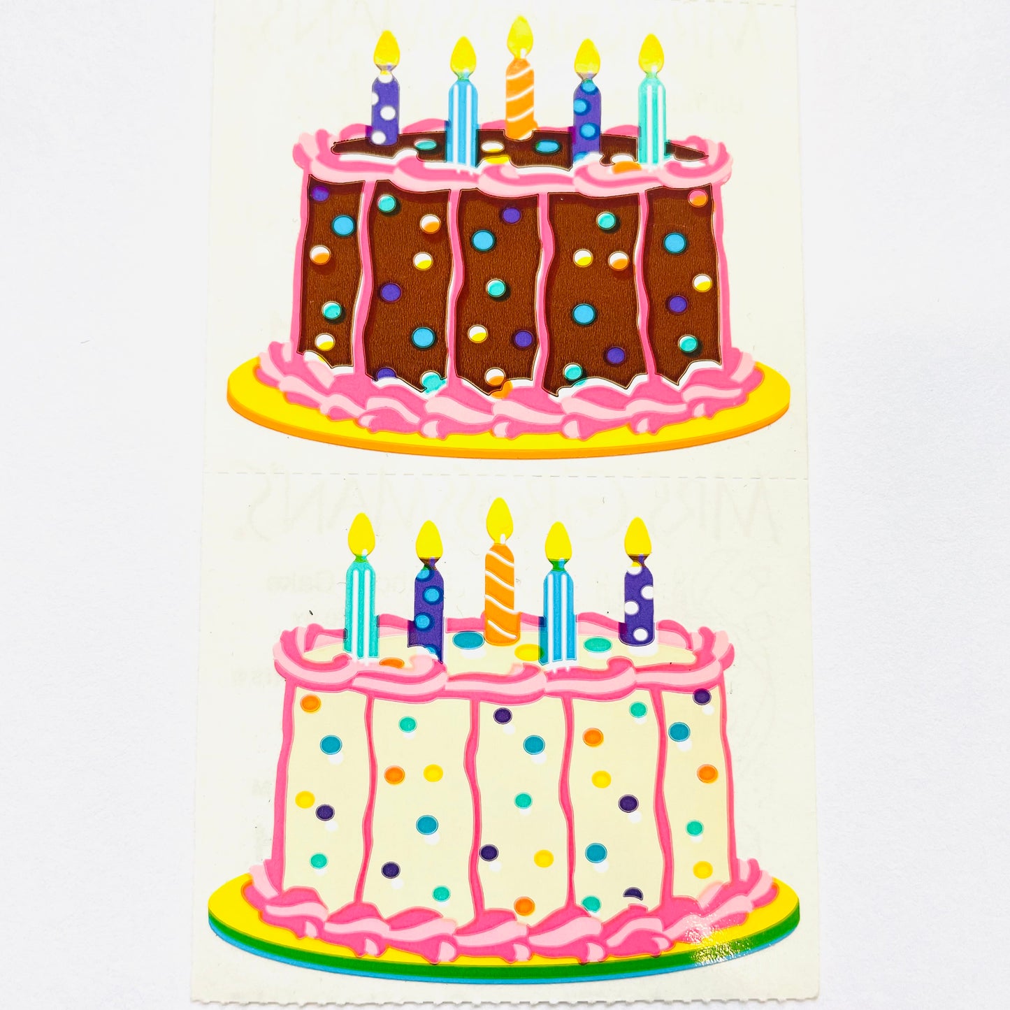 Mrs. Grossman's Birthday Cake Sticker