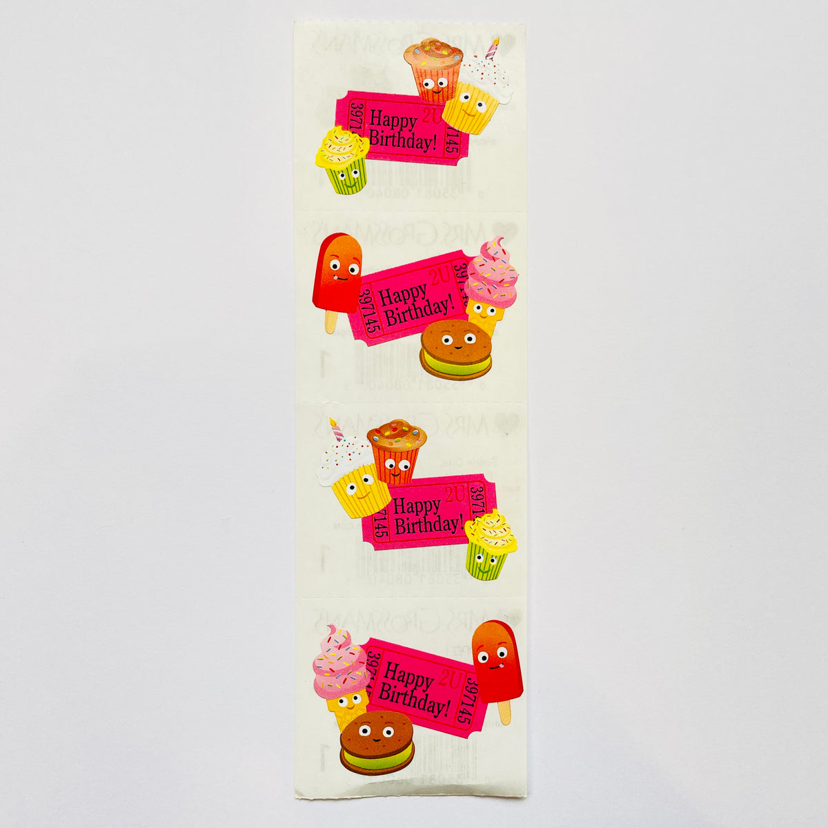 Fun Ticket Sticker Mrs. Grossman's: Scene One Party Fun Ticket Sticker – Sticker Stash Outlet