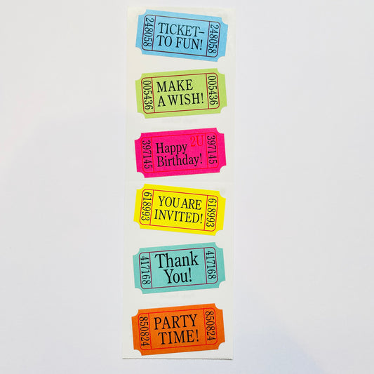 Mrs. Grossman's: Party Tickets Sticker
