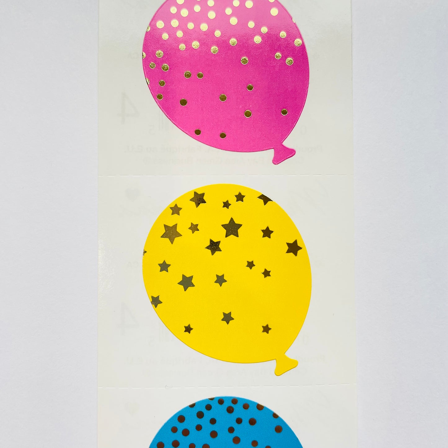 Mrs. Grossman's: Four Balloons Sticker
