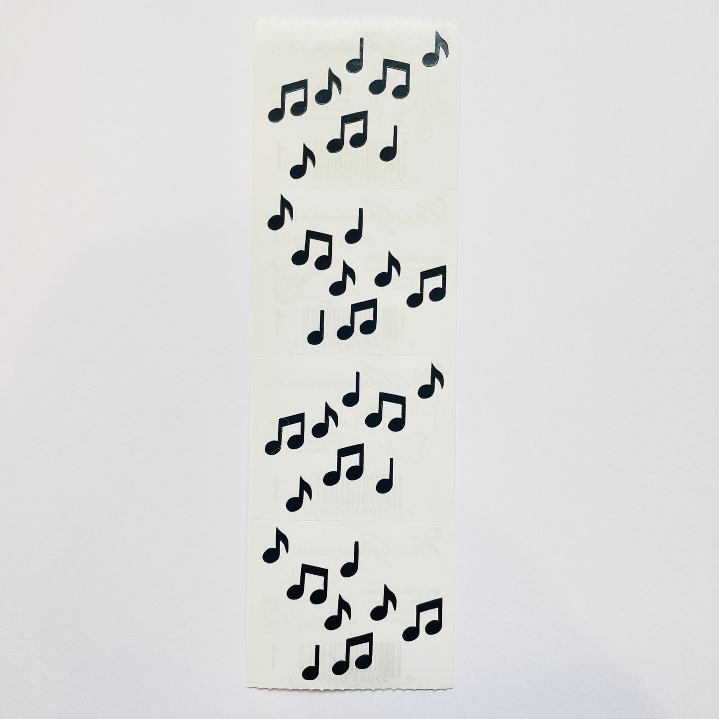 Mrs. Grossman's: Black Music Notes Stickers